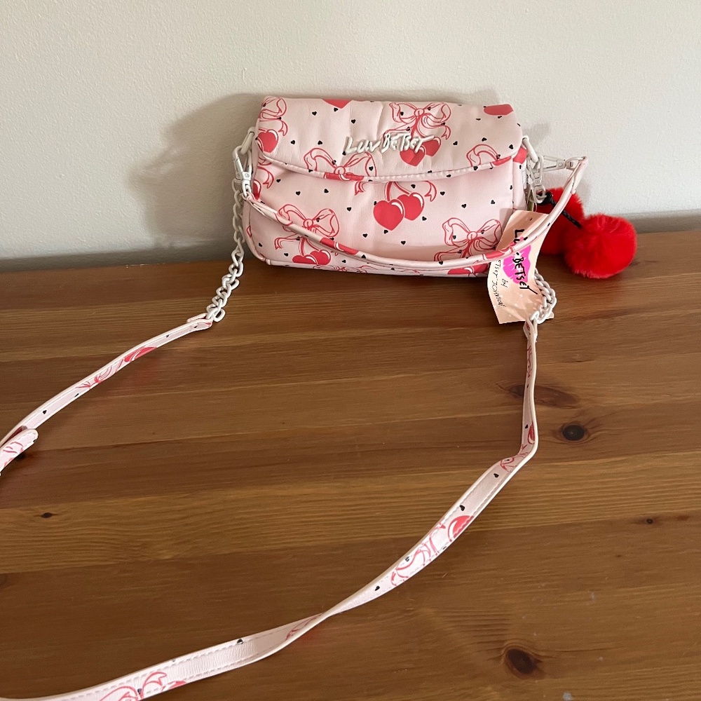 Betsey Johnson cherry crossbody bag